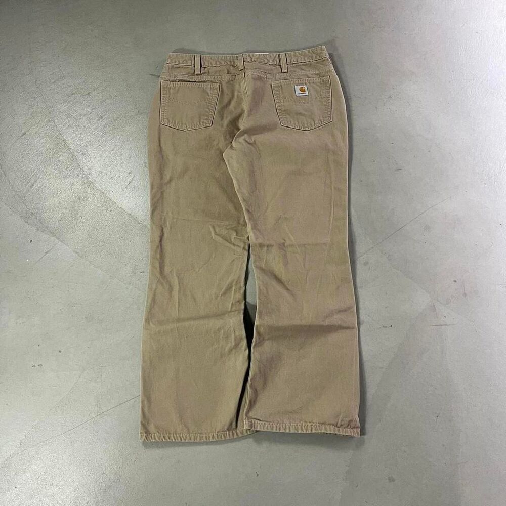 Carhartt Women's Tan and Cream Trousers
